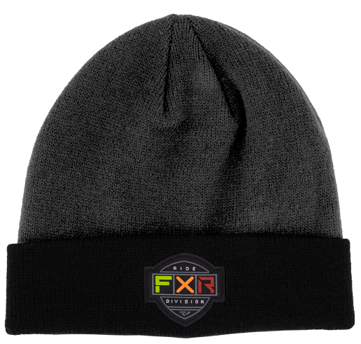 FXR Ride Beanie Charcoal Heather-Inferno