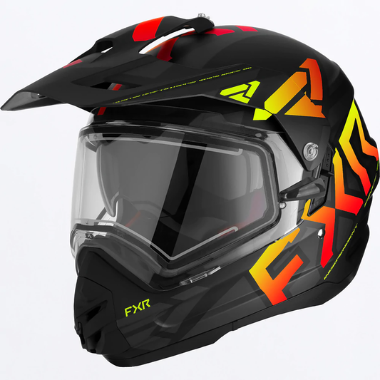 FXR Torque X Team Helmet W/ Elec. Shield and Sun Shade