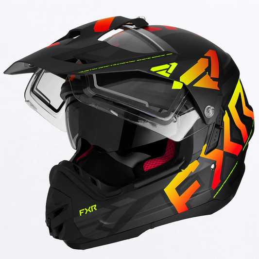 FXR Torque X Team Helmet W/ Elec. Shield and Sun Shade