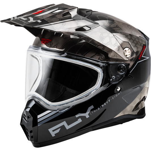 Fly Racing Trekker Kryptek CW Conceal Helmet Dual Shield Cold Weather