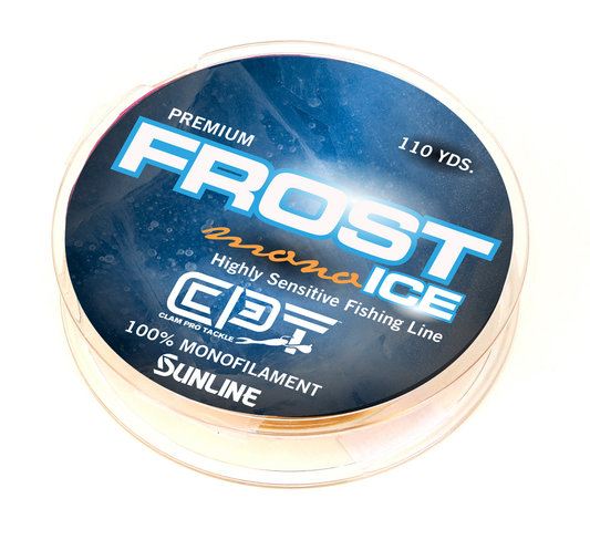 Clam Frost Ice Premium Monofilament Fishing Line - Clear