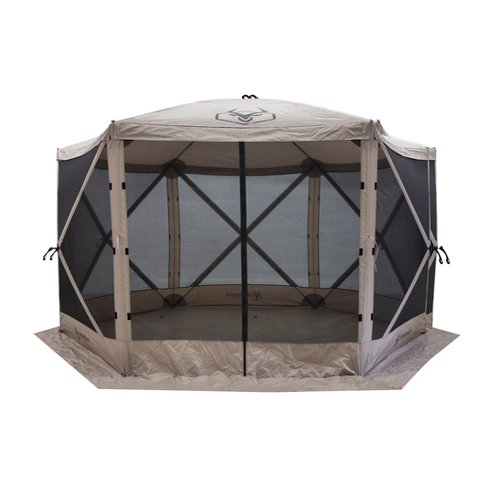 Gazelle Tents G6 6-Sided Portable Gazebo - Desert Sand - GG601DS