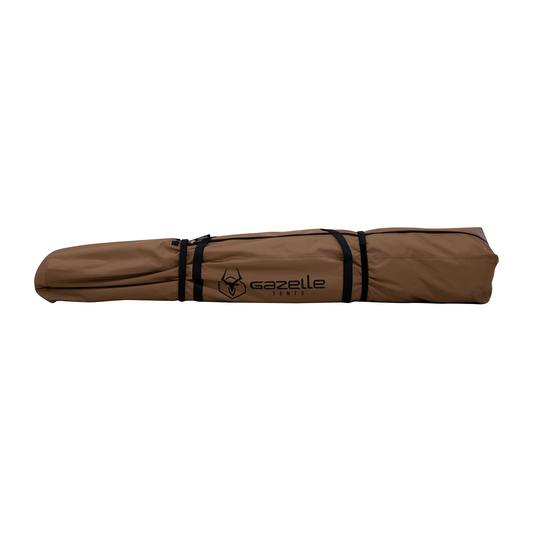 Gazelle Tents G6 Deluxe 6-Sided Portable Gazebo - Badlands Brown - GG610BR