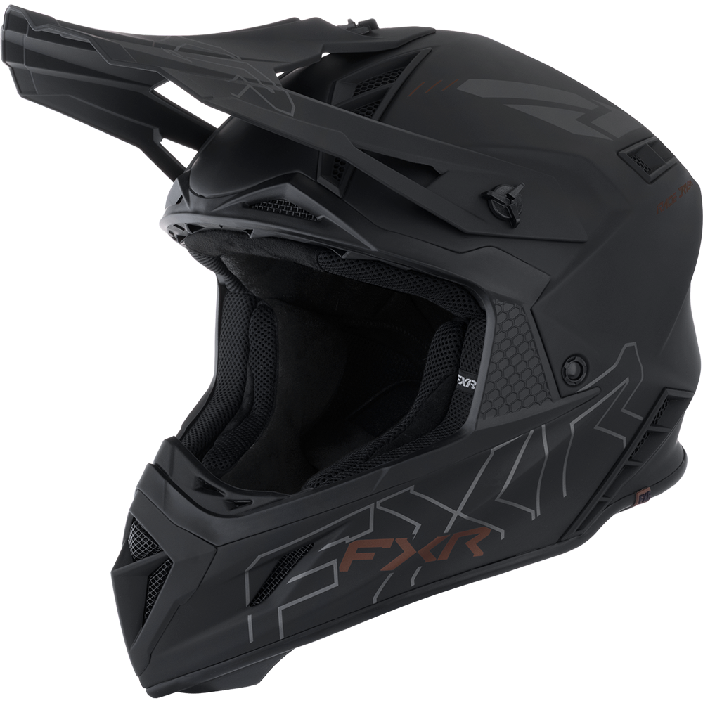FXR Helium Prime Snowmobile Helmet Titanium/Kash XL