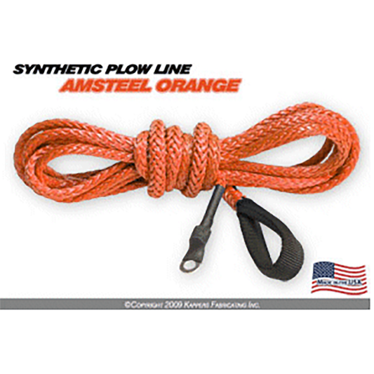 KFI 3/16" Amsteel Synthetic 50' ATV Winch Cable (Orange) - AM-OR