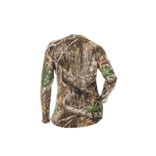 DSG Women's Long Sleeve Camo Tech Shirt Realtree Edge