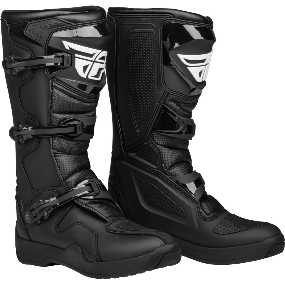 FLY Racing MAVERIK モトクロスブーツ ブラック Fly Racing Maverik LT Boots Offroad Protection – Up North Sports