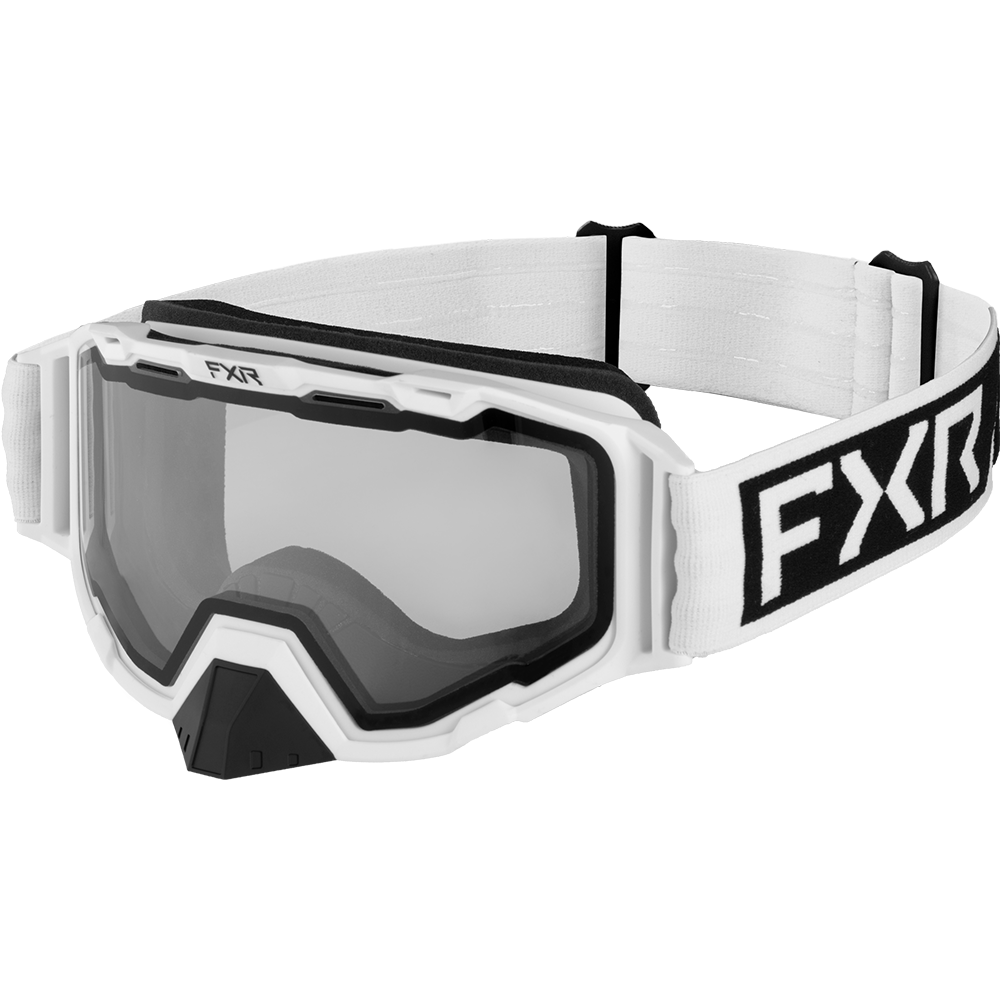 fxr goggles FXR Maverick Clear Goggle White