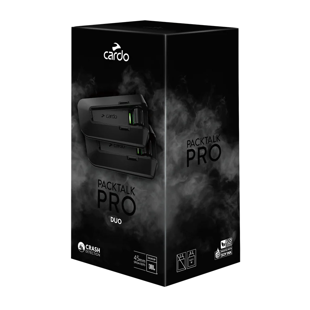 Cardo Packtalk Pro Bluetooth System JBL Sound Waterproof – Up