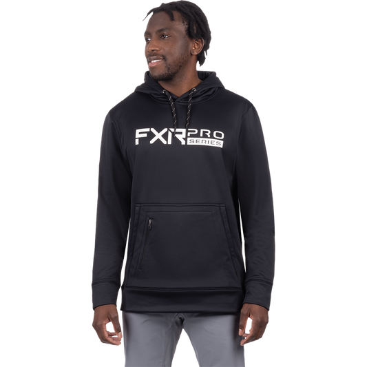 FXR Unisex Pro Tech Pullover Hoodie Black / White