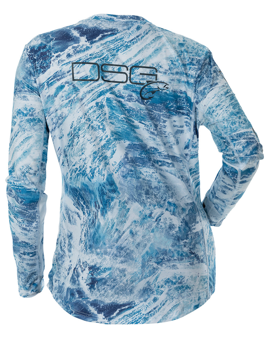 DSG Women's Charli Sun UPF Shirt - Realtree® Aspect Sky