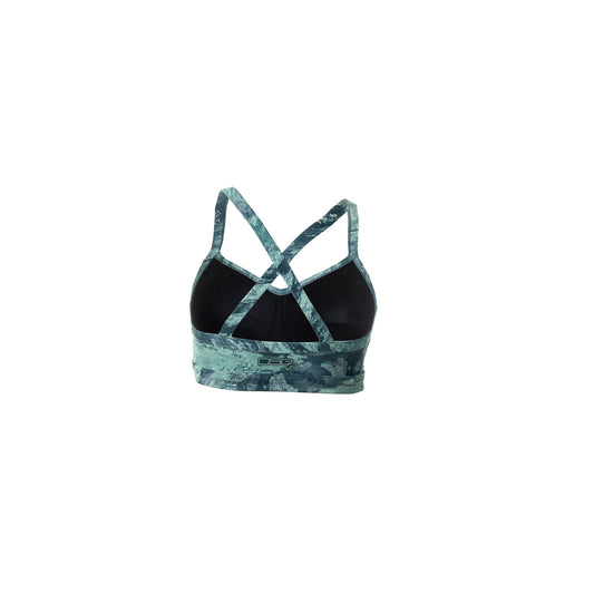 DSG Women's UPF Sports Bra - Sea Foam Realtree® Aspect Camo