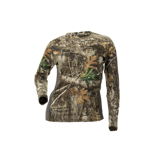 DSG Women's Ultra Lightweight Hunting Shirt Realtree Edge