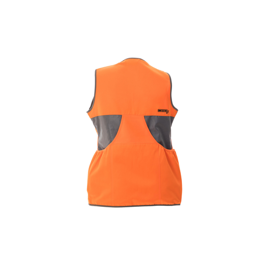 DSG Women's Upland Hunting Vest 2.0 Grey-Blaze Orange