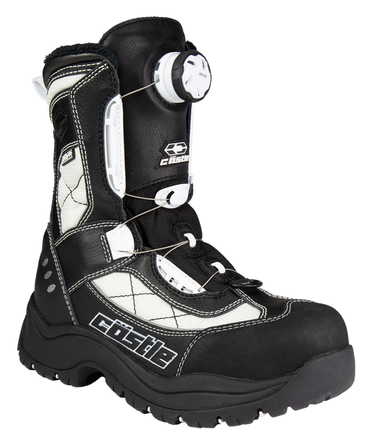 Castle X Women's Charge ATOP Boot - White/Black Charge Boot
