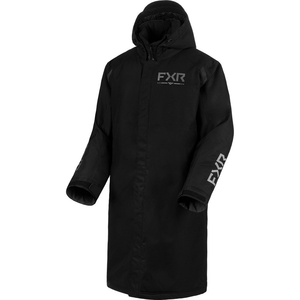 FXR ウォームアップコート FXR Warm-Up Coat White Hex/Orange | FXR Mens Snowmobile