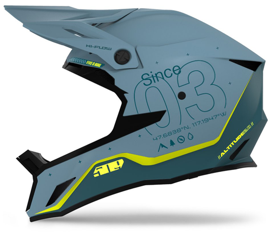 509 Altitude 2.0 Helmet - Sharkskin-Hi Vis