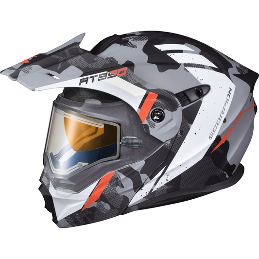 Scorpion EXO-AT950 Outrigger Cold Weather Modular Helmet W/Electric Shield Outrigger Matte-Grey
