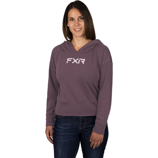 FXR Women's Balance Cropped Pullover Hoodie