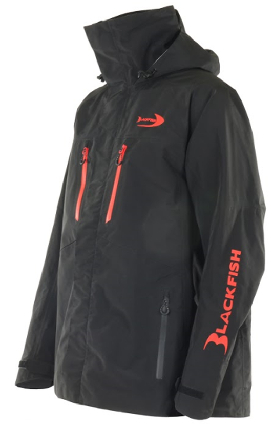 BlackFish Torrent Rain Jacket - Black / Red