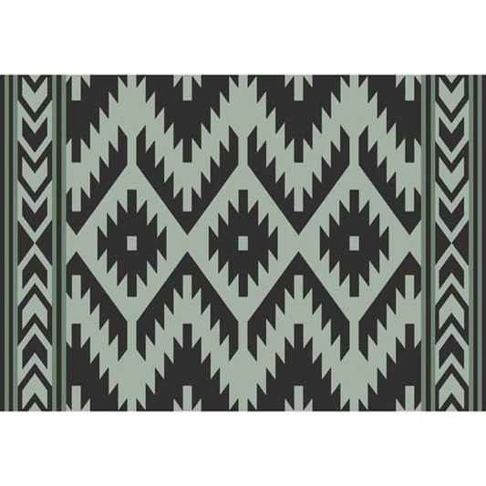 KUMA Sante Fe Boho Outdoor Mat 18 ft x 9 ft