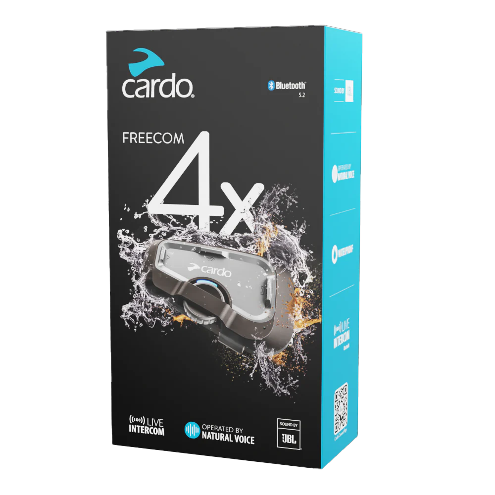 Cardo FREECOM 4+ Bluetooth通信システム Cardo Freecom 4X Bluetooth Communicator with JBL Sound – Up North