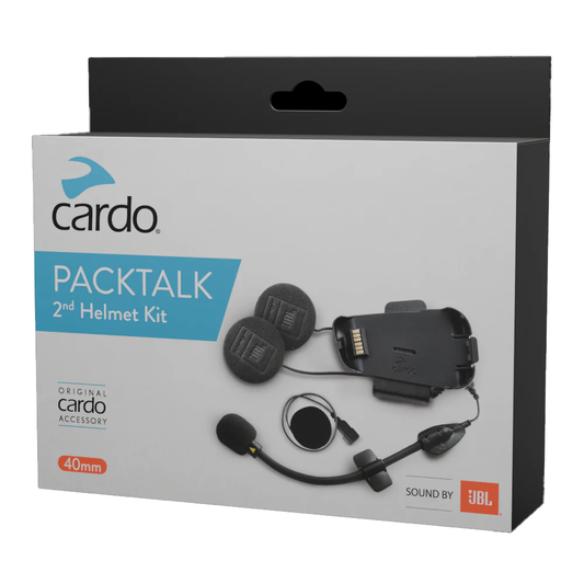 Cardo - Packtalk 2ND Helmet JBL Kit Packtalk 2ND Helmet Kit