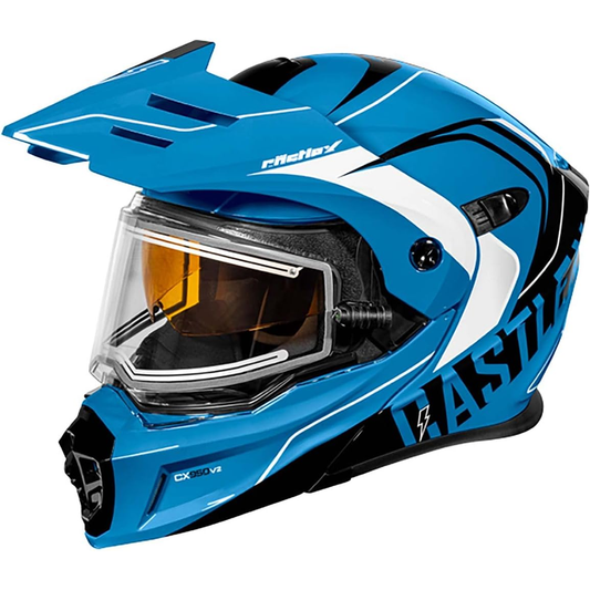 Castle X CX950 V2 Wake Modular Dual-Sport Helmet W/Electric Lens Shield