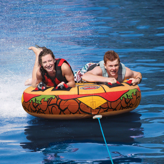 Sportsstuff 53-3050 Cheeseburger Inflatable Double Rider Towable