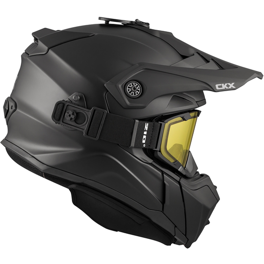 CKX Titan Fiberglass Helmet - W/Dual Lens Goggles