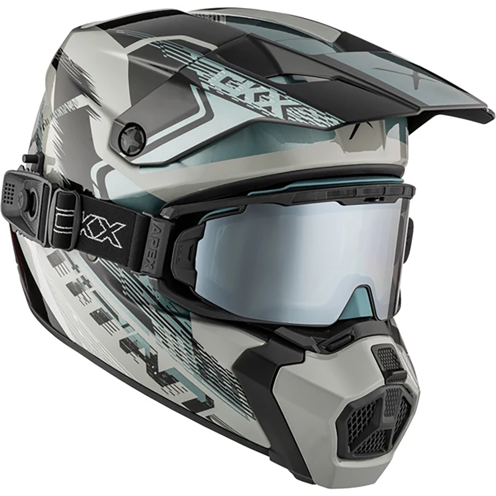 CKX Titan AMS Concordia Helmet With Apex Goggle – Up North Sports CKX Titan AMS Concordia Helmet With Apex Goggle – Up North Sports
