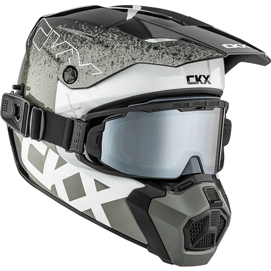 CKX Titan AMS Vaneer Helmet With APEX Double Lens Goggle