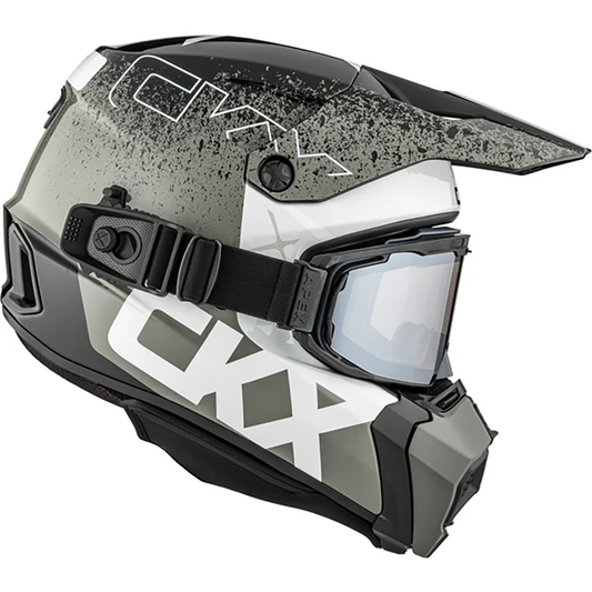 CKX Titan AMS Vaneer Helmet With APEX Double Lens Goggle