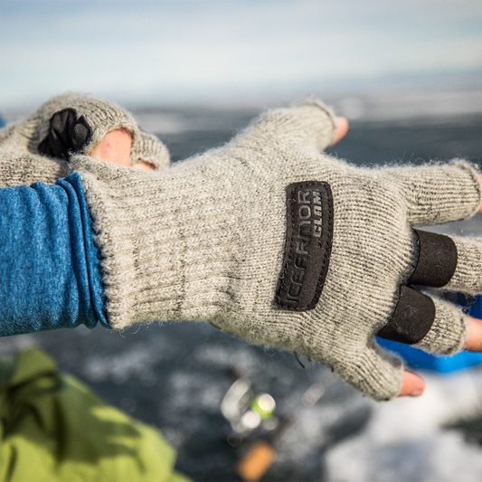 Ice Armor Wooly Fingerless Glove