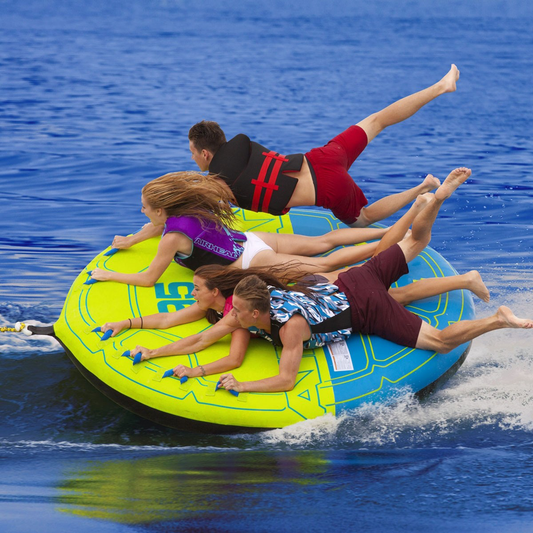 Airhead AHCS-95 Comfort Shell Inflatable Quadruple Rider Towable - 95"