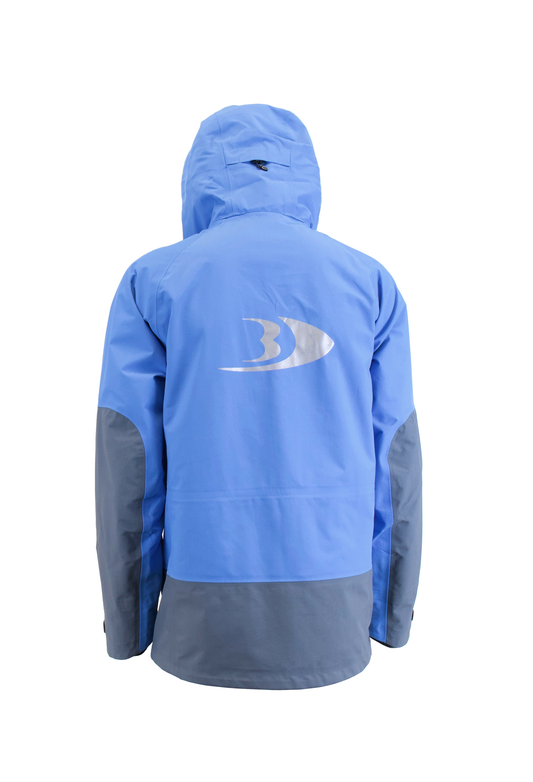 BlackFish Endure Rain Parka - Blue / Charcoal / Yellow