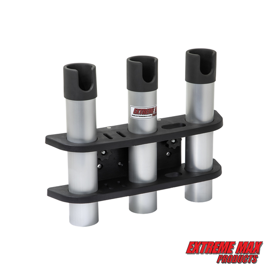 Extreme Max 3-Rod Holder for Tracker Versatrack Systems - 3005.5602 3rodholderversatrack1