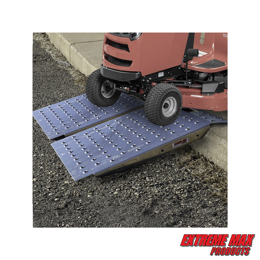 Extreme Max Aluminum Shed Trailer Garage Ramp - 5001.6764