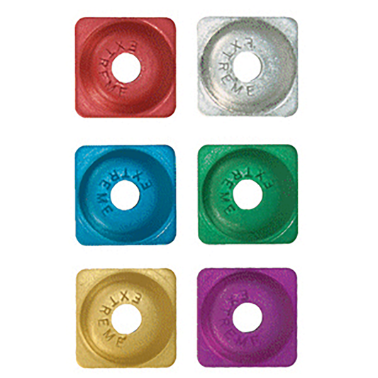 Extreme Max Square Aluminum Backers (24 Pack) Square Aluminum Backers