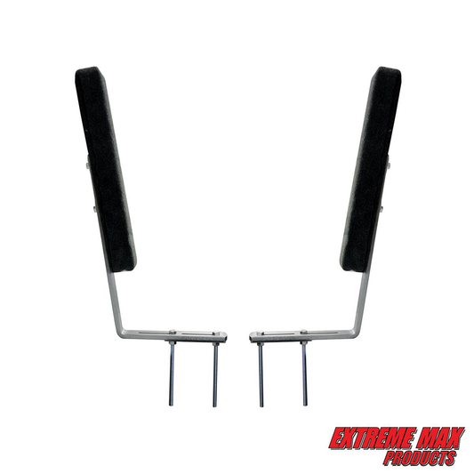 Extreme Max Carpeted Vertical Bunk Guide-On System for Boat Trailer - 3005.3828 carpetedbunkguide1