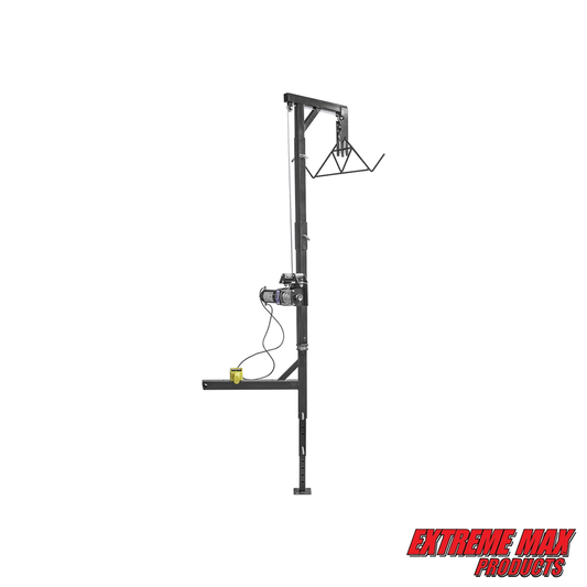 Extreme Max Extendable Rotating Electric Truck ATV & UTV Hitch Hoist W/ Winch - 5001.6787
