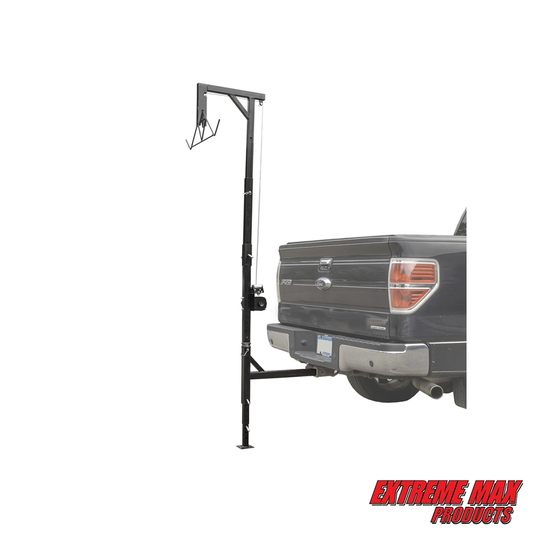 Extreme Max Extendable Rotating Electric Truck ATV & UTV Hitch Hoist W/ Winch - 5001.6787