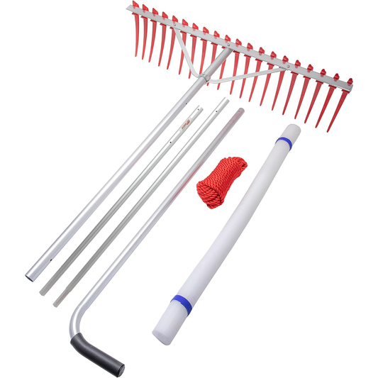 Extreme Max Stake Rake Heavy-Duty Aquatic Weed Rake 11' - 3005.4374
