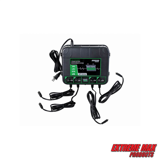 Extreme Max Battery Buddy 4-Bank Battery Charger/Maintainer - 1229.4023 4banlkbattcharger2