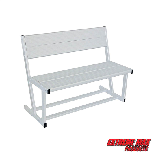 Extreme Max Universal Aluminum Dock and Patio Bench - 3006.6641 bench1