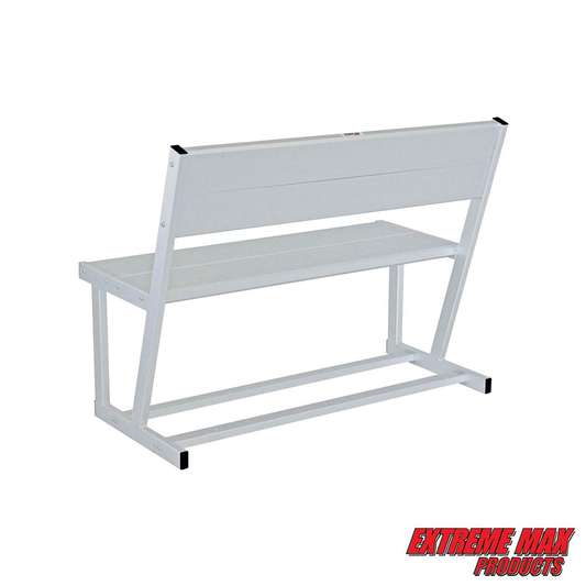 Extreme Max Universal Aluminum Dock and Patio Bench - 3006.6641 bench2