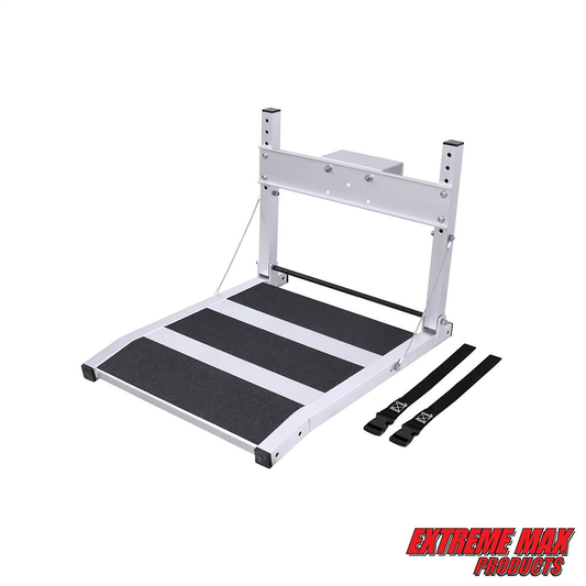 Extreme Max Dog Ladder/Ramp Platform - Clear Anodized, Standard - 3005.4248 platform1