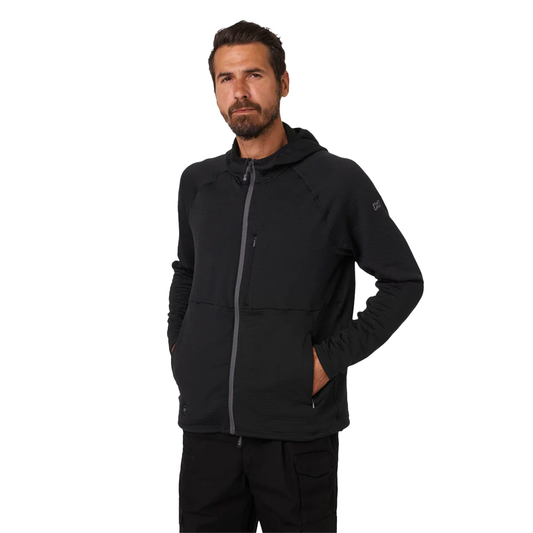 Fieldsheer Men's Element Mid-Layer Full Zip Hoodie - Black