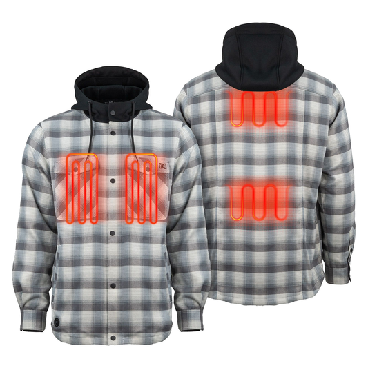 Fieldsheer - Mobile Warming Heated Flannel Hoodie Jacket
