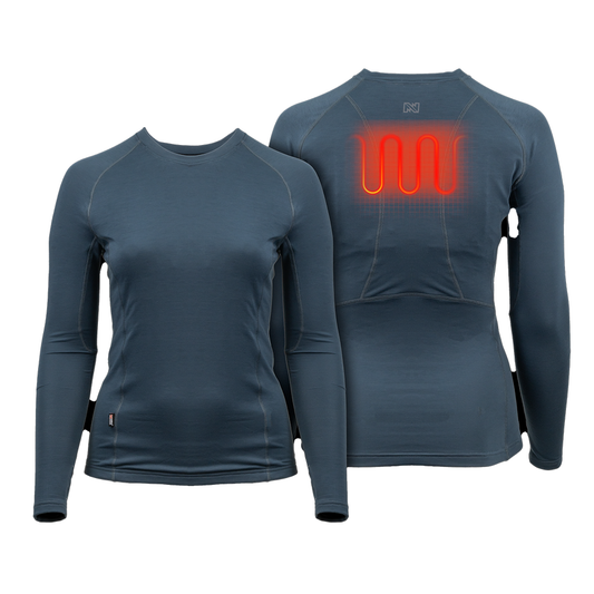 Fieldsheer - Mobile Warming Women's BaseLite Heated Baselayer Shirt Arctic Blue